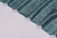 ШОВК САТИН АРМАНІ ПРИНТ Бірюзовий Горохи,0890449 фото #5