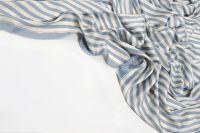 ШОВК САТИН АРМАНІ ПРИНТ Синій Смужки,1100394 фото #6