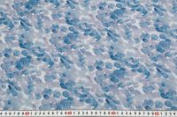 ШИФОН КРЕШ ПРИНТ Синій Квіти,1131657 фото #2