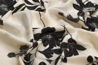 ВІСКОЗА ПОЛІРОВАНА ПРИНТ Молочний Квіти,1104491 фото #4