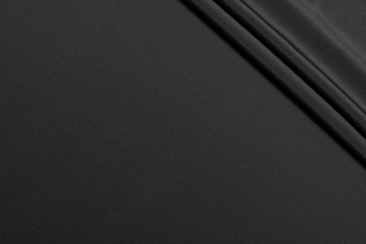 ШОВК ШИФОН СТРЕЙЧ ОДНОТОННИЙ Чорний,1107409