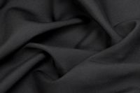 КОСТЮМНА ВОВНА ОДНОТОН Чорний,1088494 фото #2