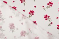 ШОВК САТИН АРМАНІ ПРИНТ Молочний Квіти,1139998 фото #4