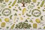 ТКАНИНА  ДЕКОРАТИВНА ПРИНТ  Молочний Квіти,1137550 фото #2