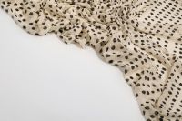 ШИФОН ПРИНТ Бежевий Горохи,1131794 фото #6