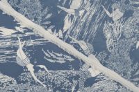 ШИФОН ВІСКОЗНИЙ ПРИНТ Синій Персонажі,1142073 фото #4