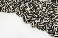 ШОВК САТИН ПРИНТ FAVORE Чорний Візерунки,1075197 фото #6