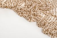 ШИФОН ПРИНТ Бежевий Горохи,1131817 фото #6
