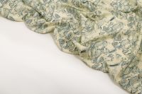 МУСЛІН ВІСКОЗА ПРИНТ Жовтий Турецькі огірки,1105238 фото #6