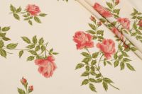 КРЕП ВІСКОЗА ПРИНТ Бежевий Квіти,1141991 фото #1