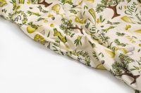 ТКАНИНА  ДЕКОРАТИВНА ПРИНТ Молочний Квіти,1137550 фото #7