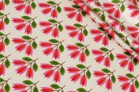 ВІСКОЗА ПОЛІРОВАНА ПРИНТ Молочний Квіти,1141571 фото #1