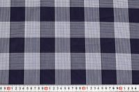 СОРОЧКОВИЙ СТРЕЙЧ КОТОН Синій Клітини,1071786 фото #2