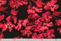 ВІСКОЗА ПОЛІРОВАНА СТРЕЙЧ ПРИНТ Чорний Квіти,1124529 фото #2