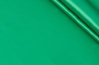 ШОВК АТЛАС СТРЕЙЧ ОДНОТОННИЙ Зелений,1102503 фото #1