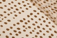 ШИФОН ПРИНТ Бежевий Горохи,1131817 фото #1