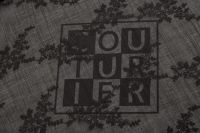 ТЕНСЕЛ З ВИШИВКОЮ Чорний Квіти,1134306 фото #5