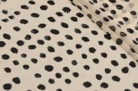 ШИФОН ПРИНТ Бежевий Горохи,1131794 фото #1