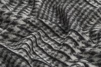 ТРИКОТАЖ ВОВНА ПРИНТ Сірий Клітини,1011355 фото #3