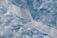 ШИФОН КРЕШ ПРИНТ Синій Квіти,1131657 фото #4