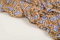 КОТОН ЖАКАРД ПРИНТ Молочний Візерунки,1106587 фото #5