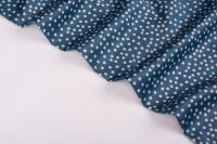 ШОВК САТИН АРМАНІ ПРИНТ Бірюзовий Горохи,0877761 фото #4