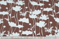 ШОВК САТИН АРМАНІ ПРИНТ Коричневий Квіти,1121627 фото #2