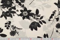 ВІСКОЗА ПОЛІРОВАНА ПРИНТ Молочний Квіти,1104491 фото #2