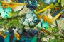 ШОВК ПРИНТ  Зелений Абстракції,1086001 фото #3