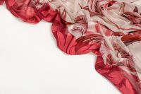 ШОВК ШИФОН ПРИНТ Молочний Квіти,1072561 фото #7