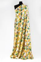 ШОВК САТИН АРМАНІ ПРИНТ Молочний Квіти,1140048 фото #7