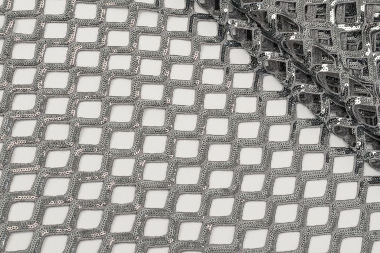 МАКРАМЕ З ПАЄТКАМИ Срібло Візерунки,1140666