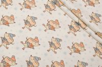 ТРИКОТАЖ КОТОН ПРИНТ Молочний Персонажі,1111451 фото #1