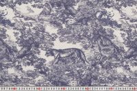 КОТОН ЖАКАРД Синій Тваринний світ,1106600 фото #2