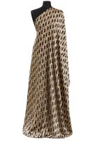 ШИФОН DEVORE Бежевий Візерунки,1013083 фото #7