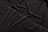 ТРИКОТАЖ КРЕП ВІСКОЗА ОДНОТОН Чорний,1104187 фото #3