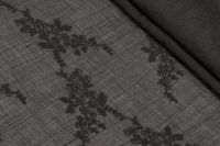 ТЕНСЕЛ З ВИШИВКОЮ Чорний Квіти,1134306 фото #1