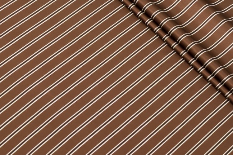 САТИН АТЛАНТА ПРИНТ Коричневий Смужки,1136805