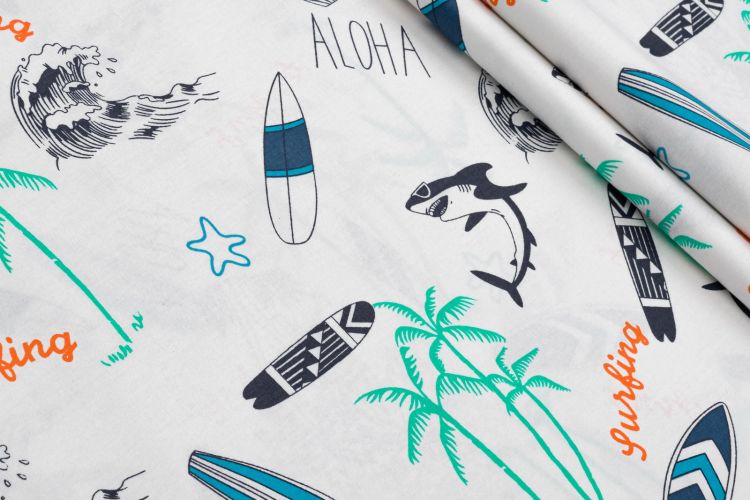 РАНФОРС ПОСТІЛЬНИЙ ПРИНТ Молочний Персонажі,0950402