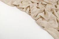 ЛЬОН СТРЕЙЧ З ВИШИВКОЮ Бежевий Квіти,1141748 фото #6