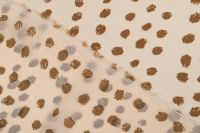 ШИФОН ПРИНТ Бежевий Горохи,1131817 фото #4