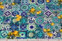 ШОВК ПРИНТ Синій Візерунки,1139080 фото #2