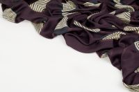 ВІСКОЗА ПОЛІРОВАНА ПРИНТ Фіолетовий Абстракції,1140239 фото #5