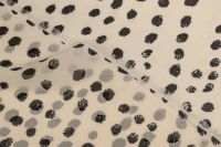 ШИФОН ПРИНТ Бежевий Горохи,1131794 фото #4