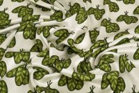 ВІСКОЗА ПОЛІРОВАНА ПРИНТ Молочний Квіти,1141588 фото #3