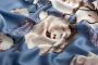ВІСКОЗА ПОЛІРОВАНА ПРИНТ  Блакитний Квіти,0755946 фото #2
