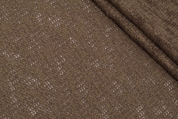 ТРИКОТАЖ КОТОН  В'ЯЗАНИЙ Коричневий,1135624