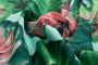 ТКАНИНА ДЕКОРАТИВНА  Зелений Квіти,0591353 фото #2