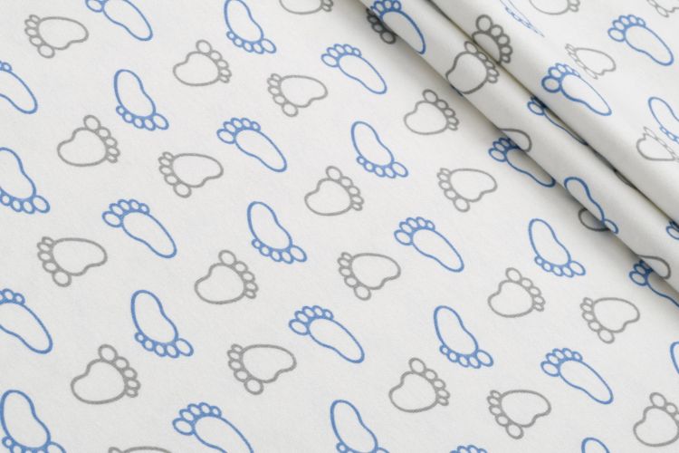 ТРИКОТАЖ ІНТЕРЛОК ПРИНТ Молочний Різне,0953229