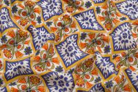 КОТОН ЖАКАРД ПРИНТ Молочний Візерунки,1106587 фото #3